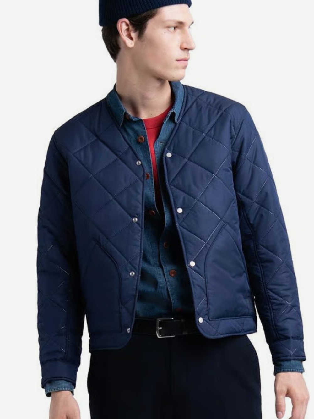 Herschel Supply Co Quilted Navy Men's Jacket